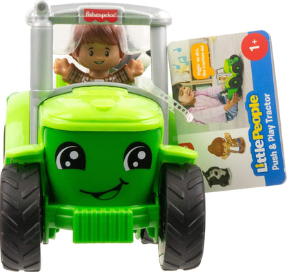 Fisher-Price Little People Push & Play Tractor, Multilanguage Fisher-Price