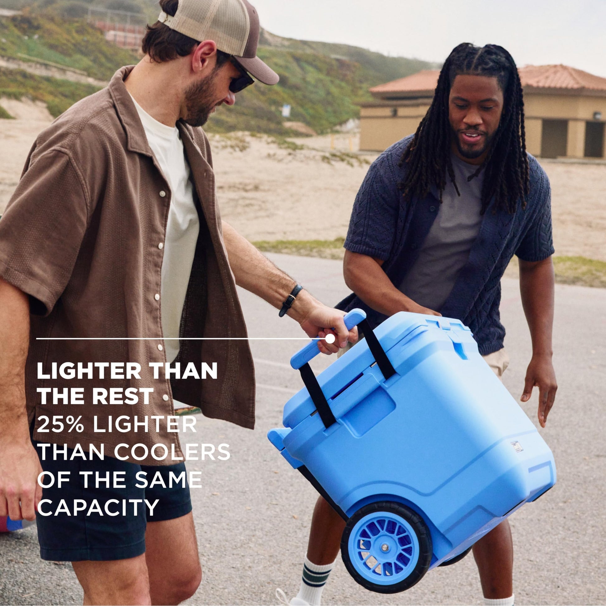Coleman Pro 55-Quart Premium Wheeled Hard Cooler, Heavy-Duty Ultra-Light Portable Cooler with Wheels, Extra-Thick Insulation Keeps Ice up to 5 Days, 92-Can Capacity Coleman