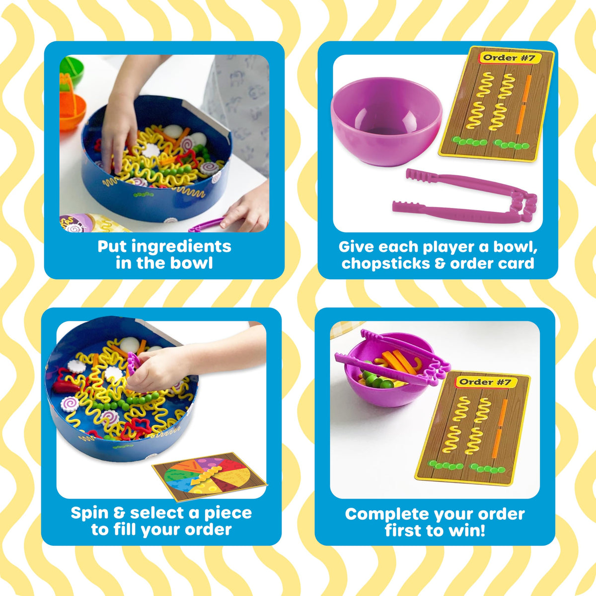 Learning Resources Noodle Knockout Fine Motor Game