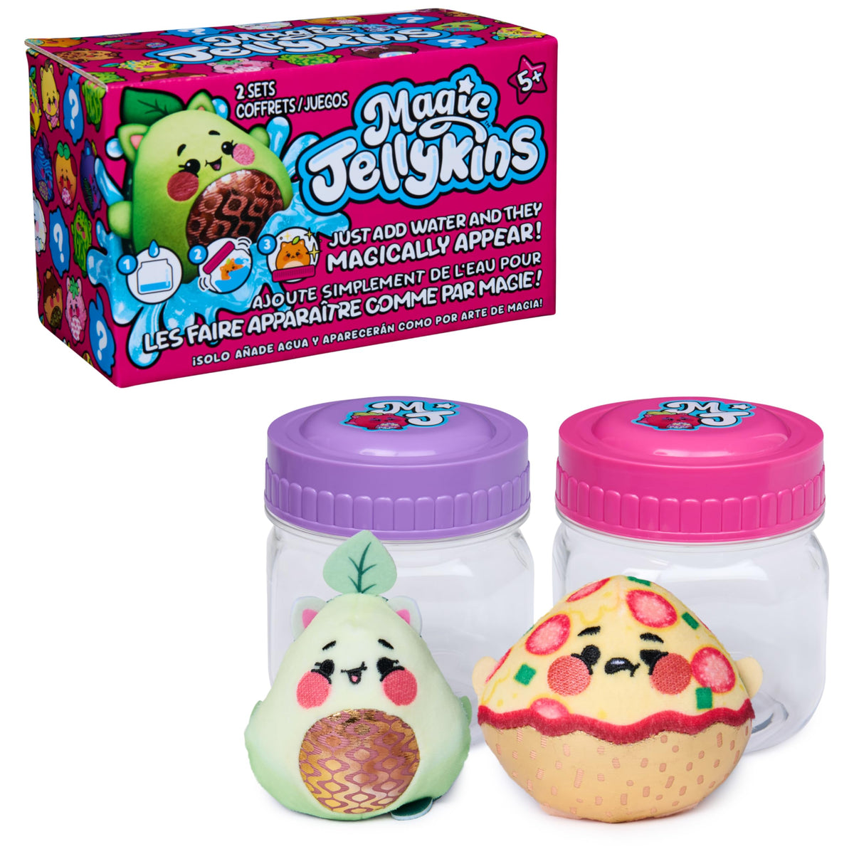 Magic Jellykins Water-Activated 3-Inch Surprise Toys 2-Pack
