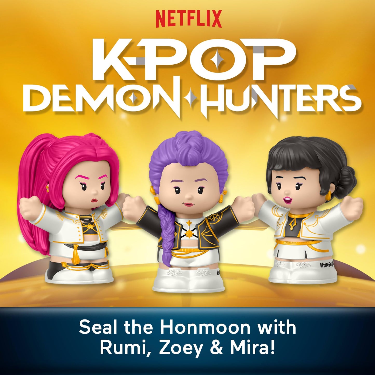 Little People Collector Kpop Demon Hunters: HUNTR/X Special Edition Set for Movie Fans, 3 Figures in a Display Package 🍁 All In One Marketplace Canada
