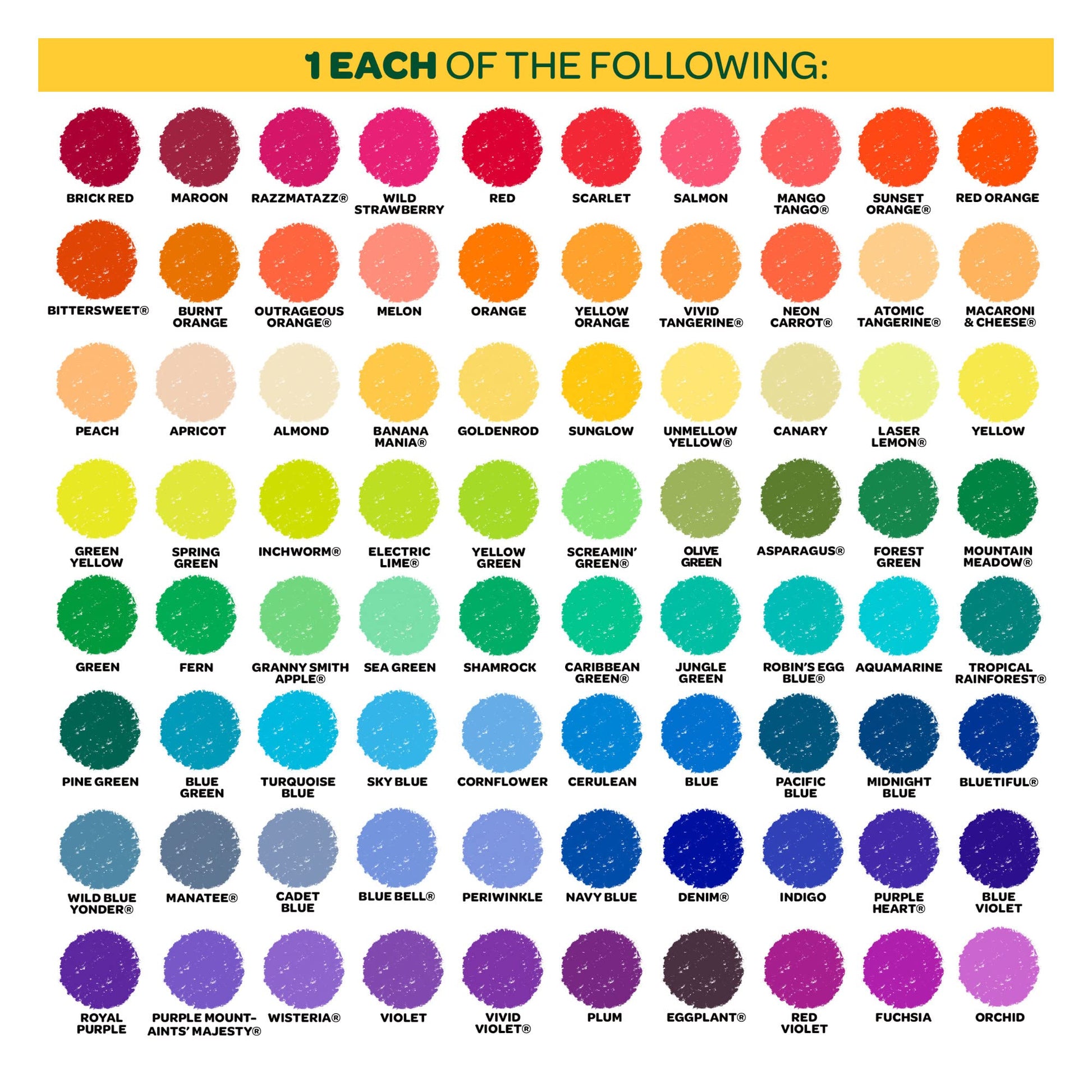 Crayola Ultimate Crayon Collection; 152 Colours Arts & Crafts Crayola