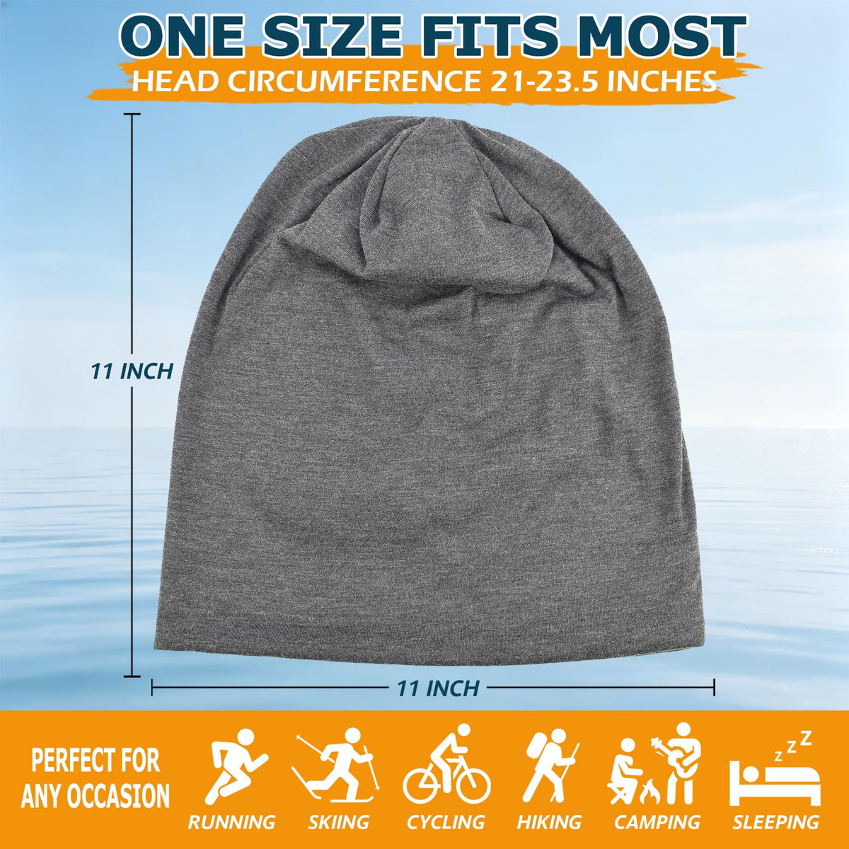 EINSKEY Slouchy Beanie for Men Women, Cotton Multipurpose Daily Headwear 🍁 All In One Marketplace Canada