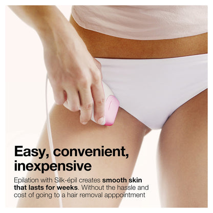 Braun Silk-épil 3 3-270, Epilator for Women for Long-Lasting Hair Removal, 20 Tweezer system, Smartlight Technology, Massage rollers, Shaver and Trimmer Head Included - Available at All In One Marketplace Canada