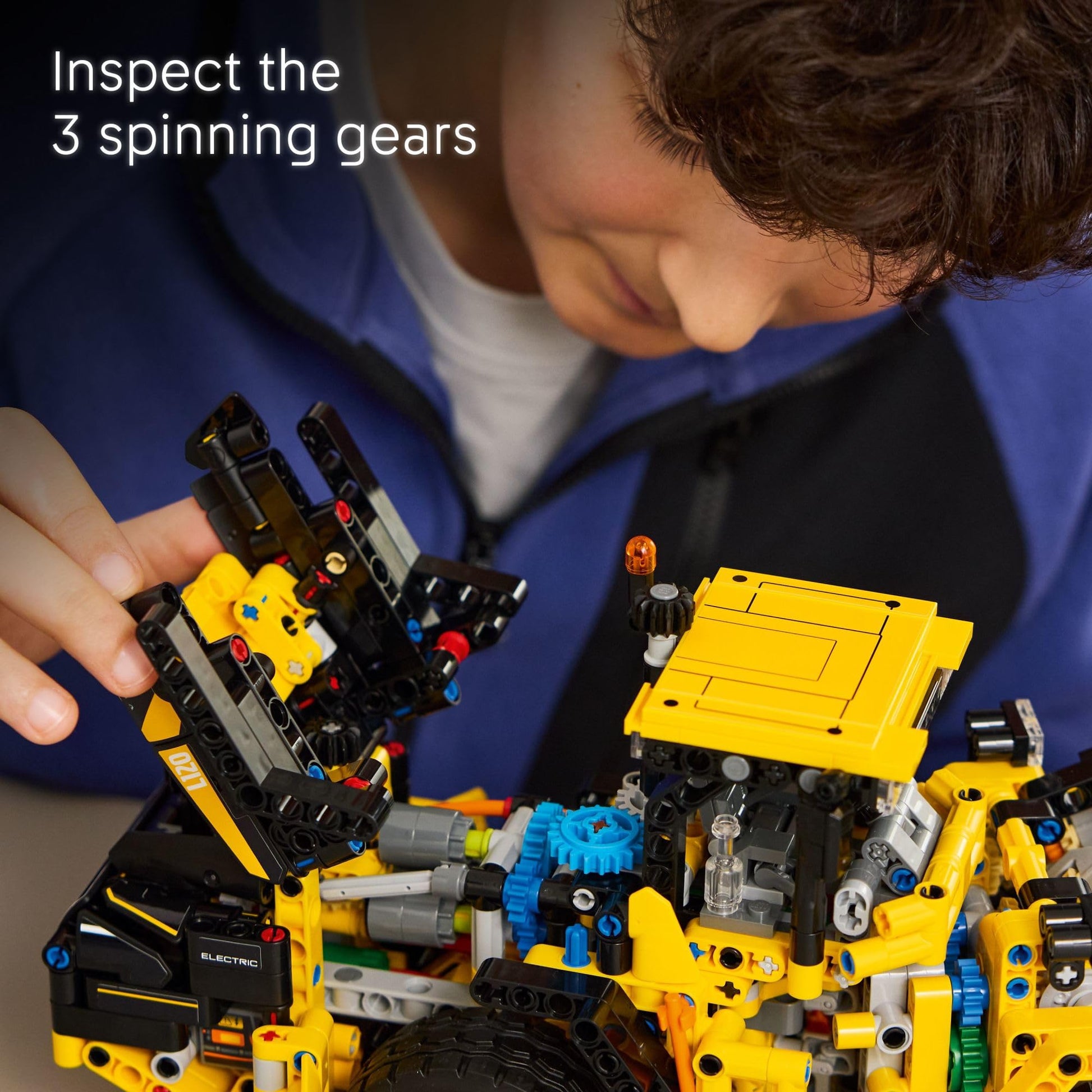 LEGO Technic Volvo L120 Electric Wheel Loader Construction Toy - Pretend Play Building Set - Great Birthday Gift for Boys, Girls, and Kids 9+ Who Love Vehicle Playsets - 42209 LEGO