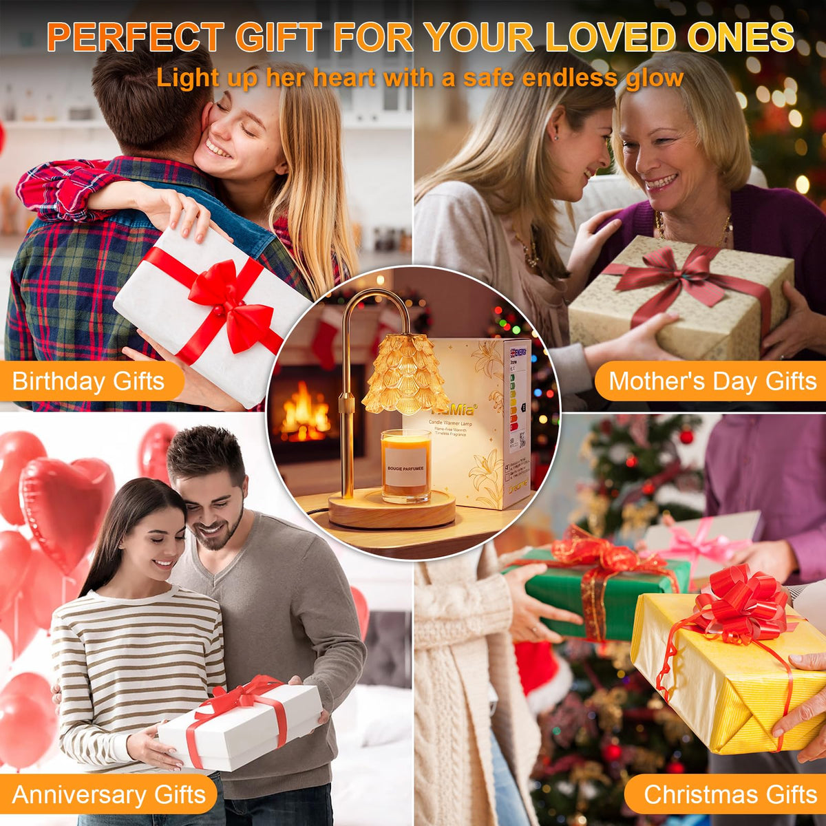 YiaMia Candle Warmer Lamp - Timer & Dimmable Light 🍁 All In One Marketplace Canada