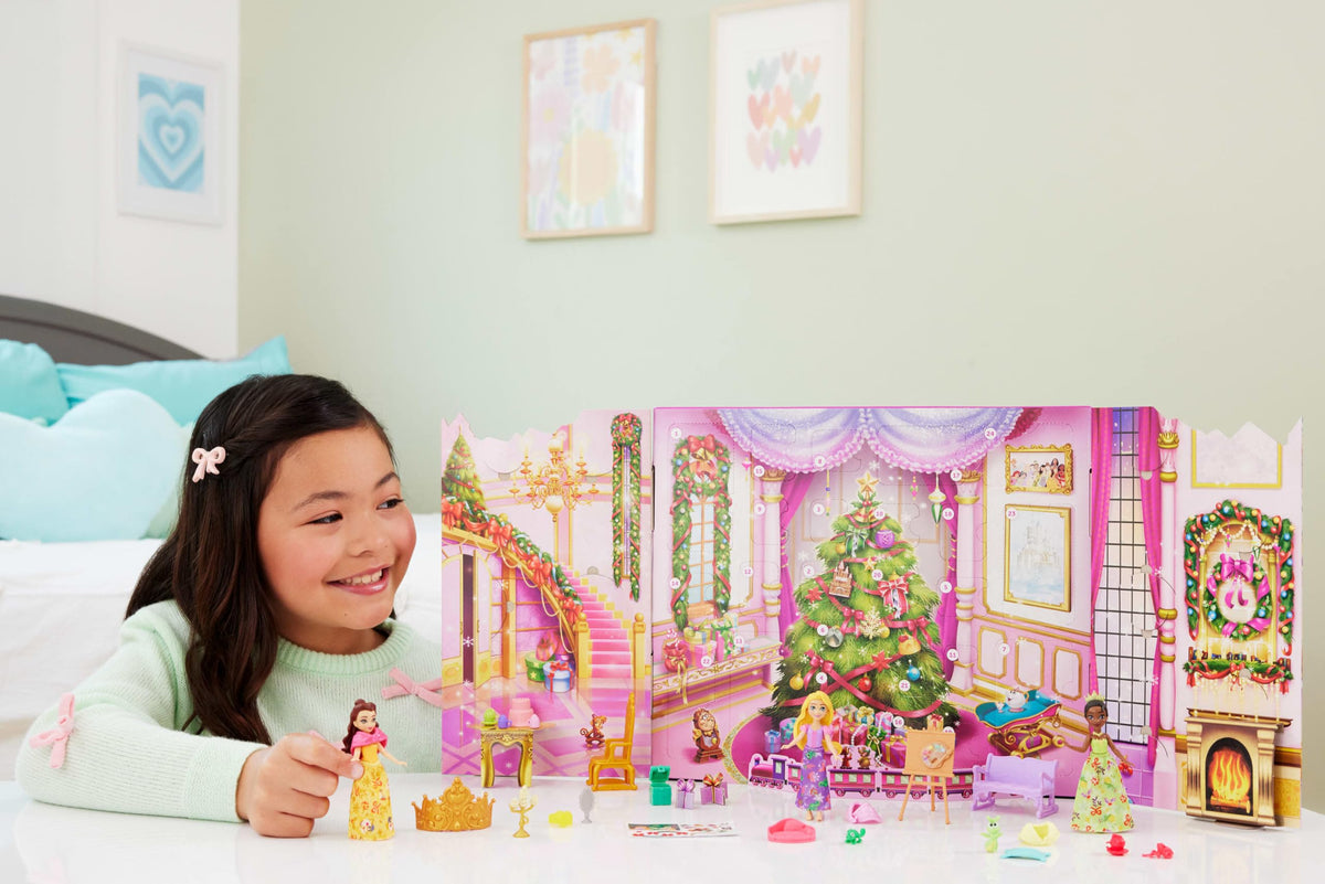 Mattel Disney Princess Advent Calendar w/ Rapunzel, Tiana, Belle Dolls 🍁 All In One Marketplace Canada