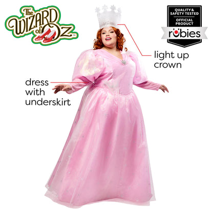 Rubies Women's Wizard of Oz Glinda Plus Size Costume for Themed Party and Halloween, 2X,