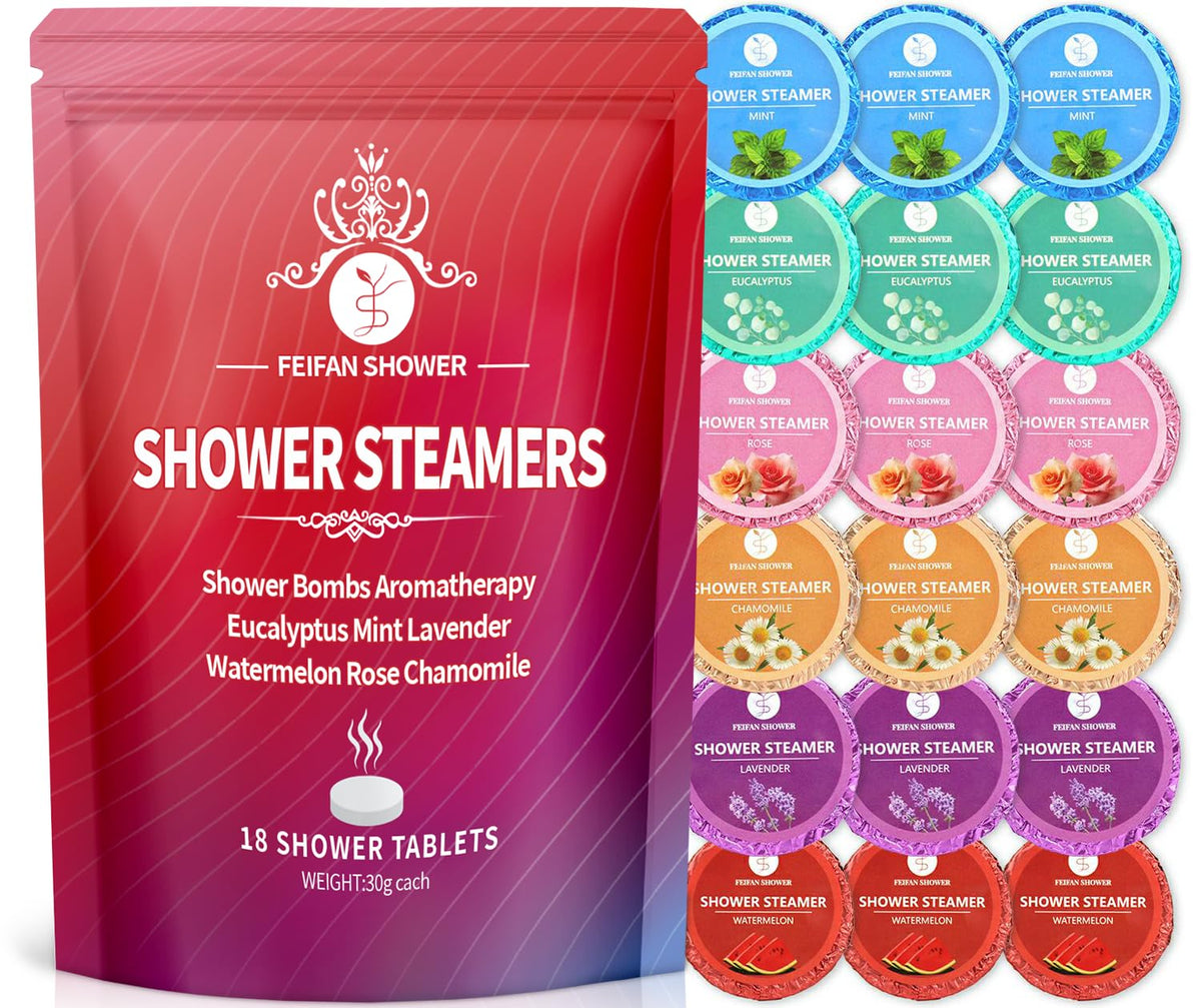 Shower Steamers Aromatherapy for Women & Men - 18 Pack Shower Bombs 🍁 All In One Marketplace Canada