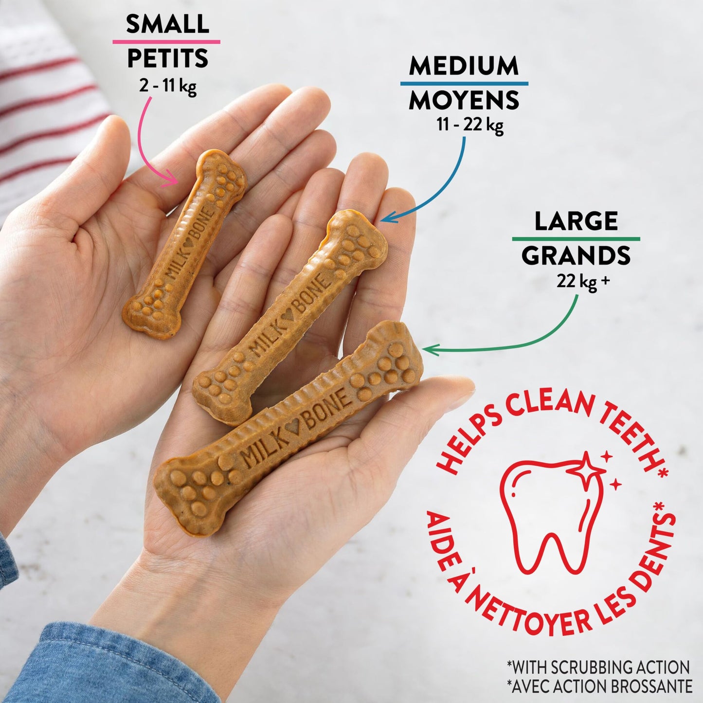 Milk-Bone Brushing Chews Dental Dog Treats, Chicken Flavour Dental Chew, Helps Clean Teeth and Reduce Bad Breath, For Medium Dogs, 45 Treats (Pack of 1)