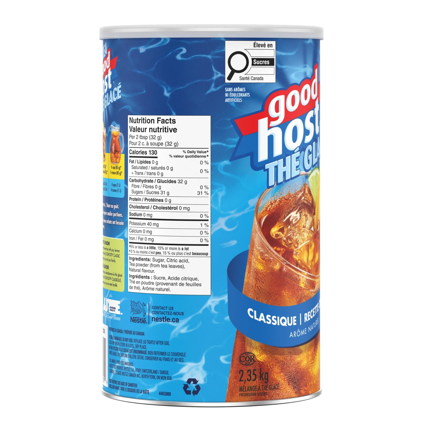 GOODHOST Original Iced Tea Mix, 2.35 kg Canister