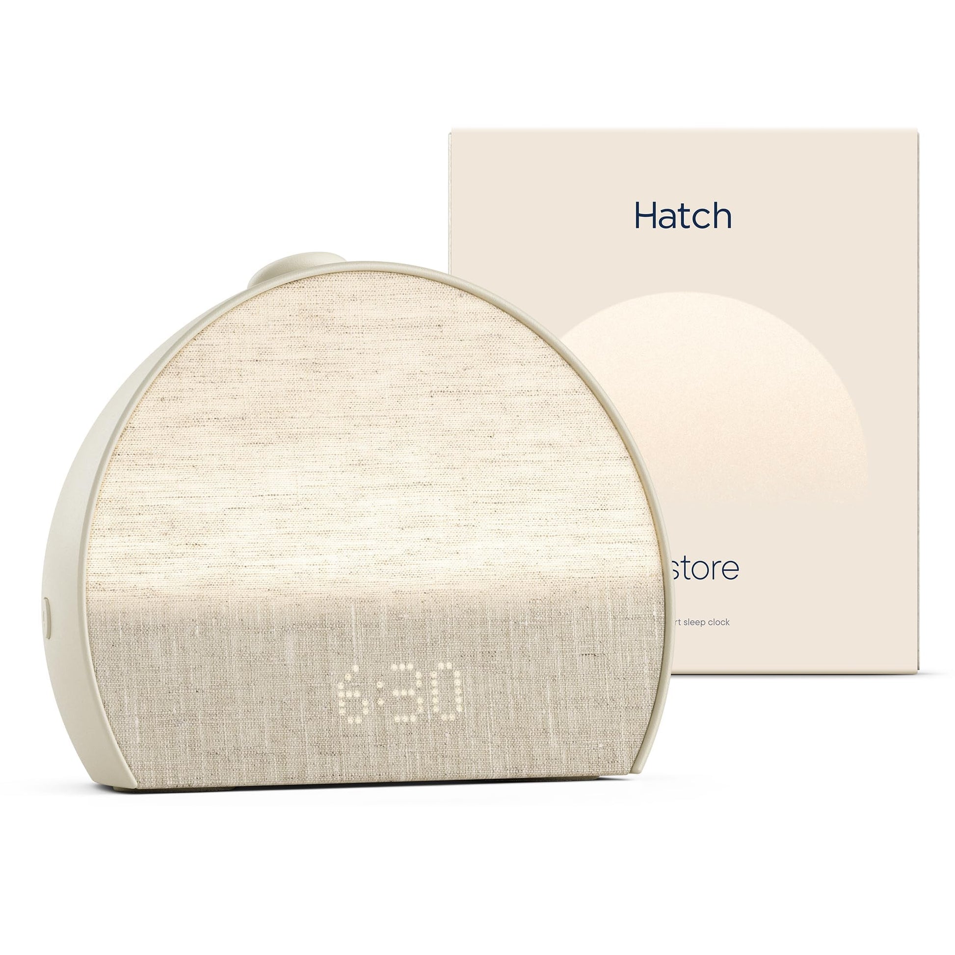 Hatch Restore 3 Sunrise Alarm Clock, Sound Machine, Smart Light (Putty) - White Noise, Screen-Free Sleep Routine - Available at All In One Marketplace Canada