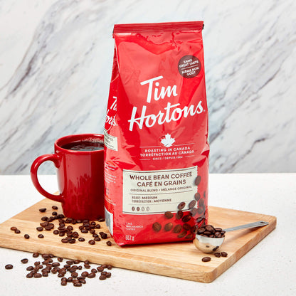 Tim Hortons Original Blend Whole Bean Coffee, 907g