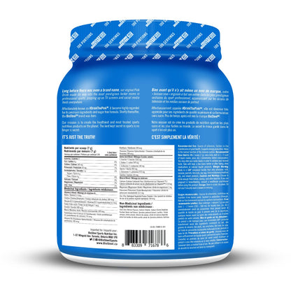BioSteel Hydration Mix, Great Tasting Hydration with Zero Sugar, and No Artificial Flavours or Preservatives, Blue Raspberry Flavour, 100 Servings per Tub