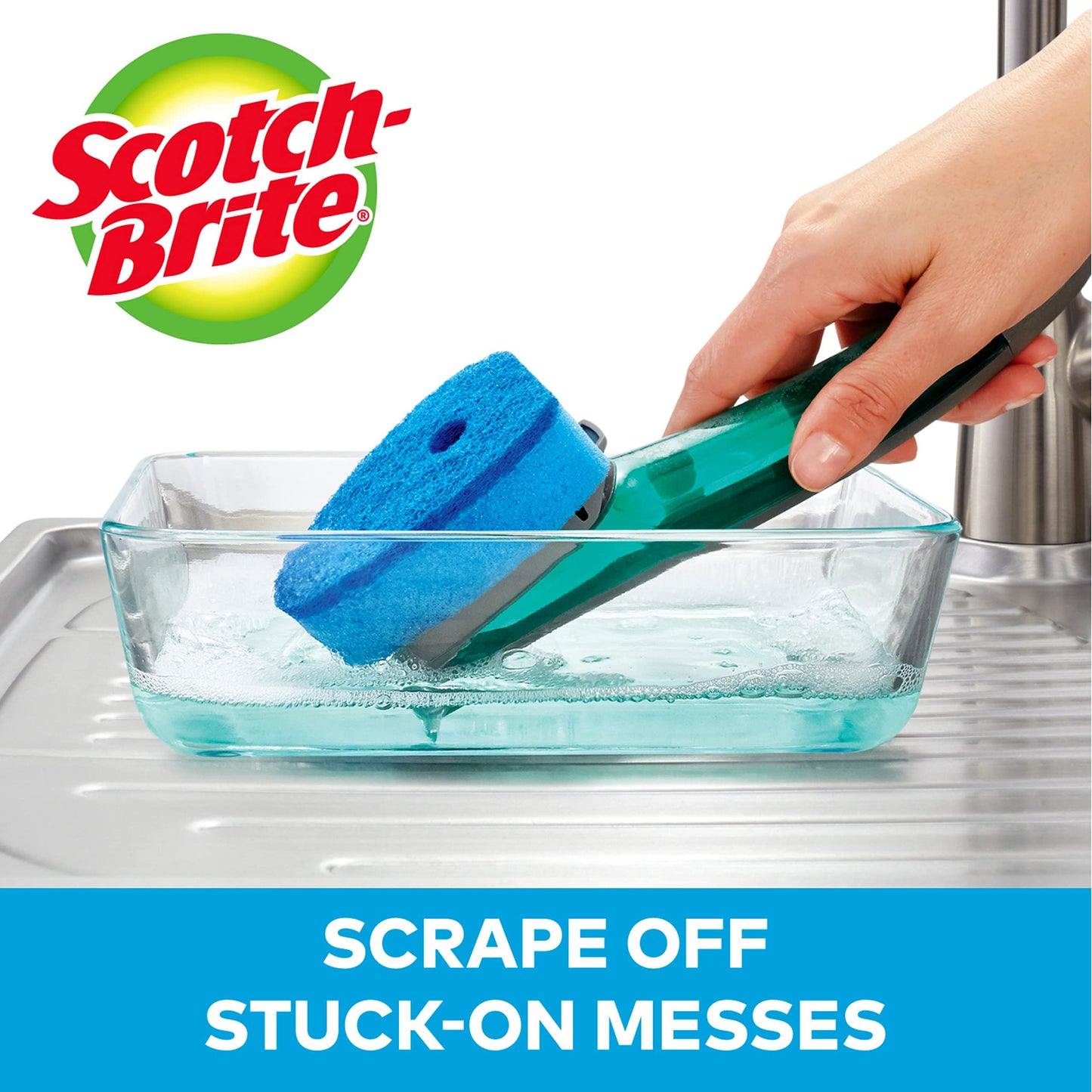 Scotch-Brite Non-Scratch Dishwand Refills, Fits All Scotch-Brite Dishwands, 10 Refills Scotch-Brite