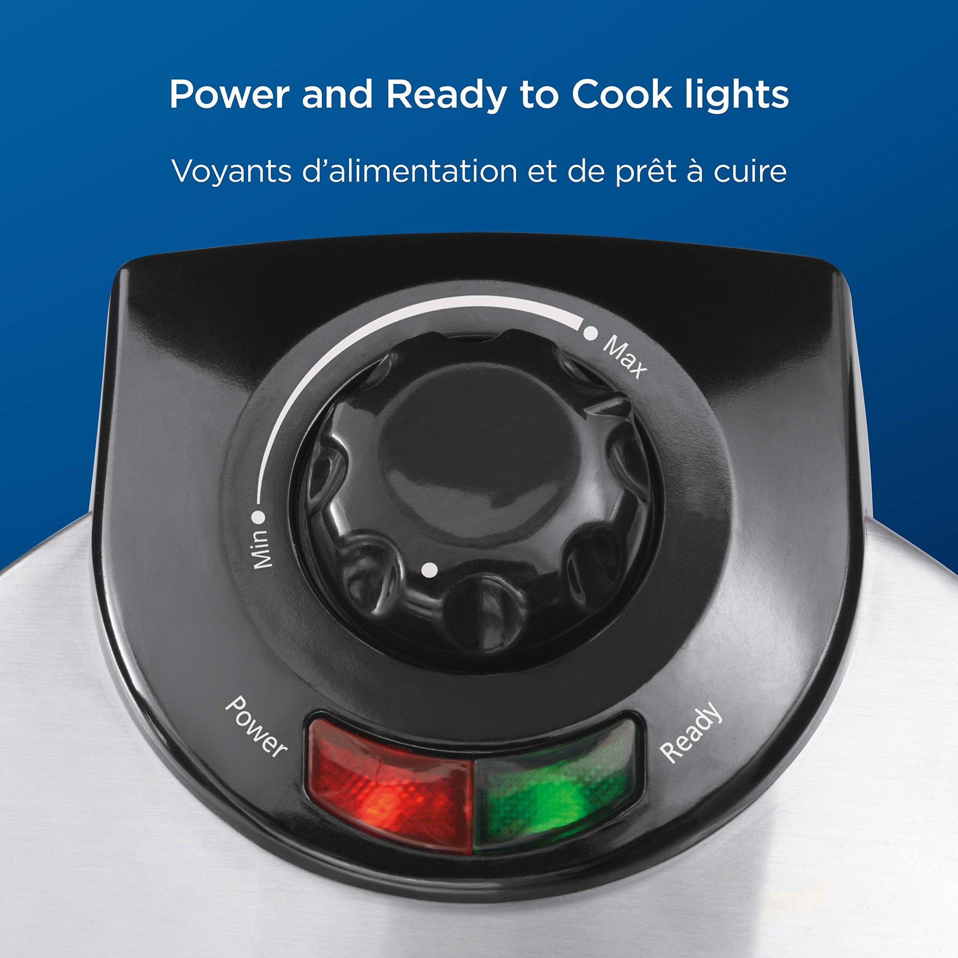 Oster Belgian Waffle Maker, 8", Stainless Steel Oster