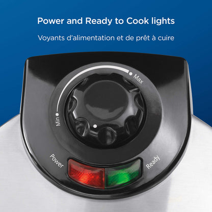 Oster Belgian Waffle Maker, 8", Stainless Steel Oster