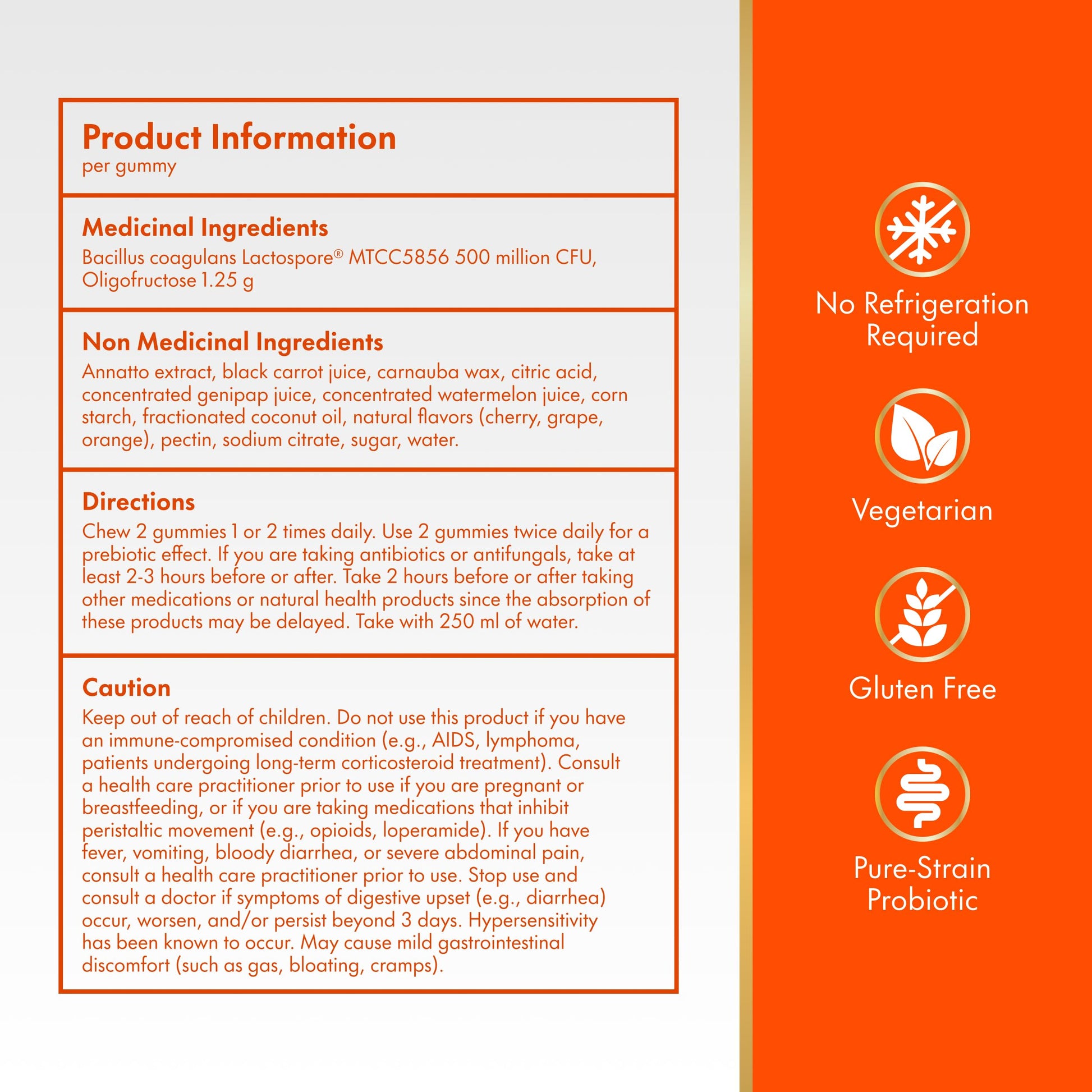Align DUALBIOTIC PREbiotic + PRObiotic Gummies for Women & Men, Helps Support a Healthy Digestive System, Made With Naturally Fruit Flavours, 60 Count - Available at All In One Marketplace Canada