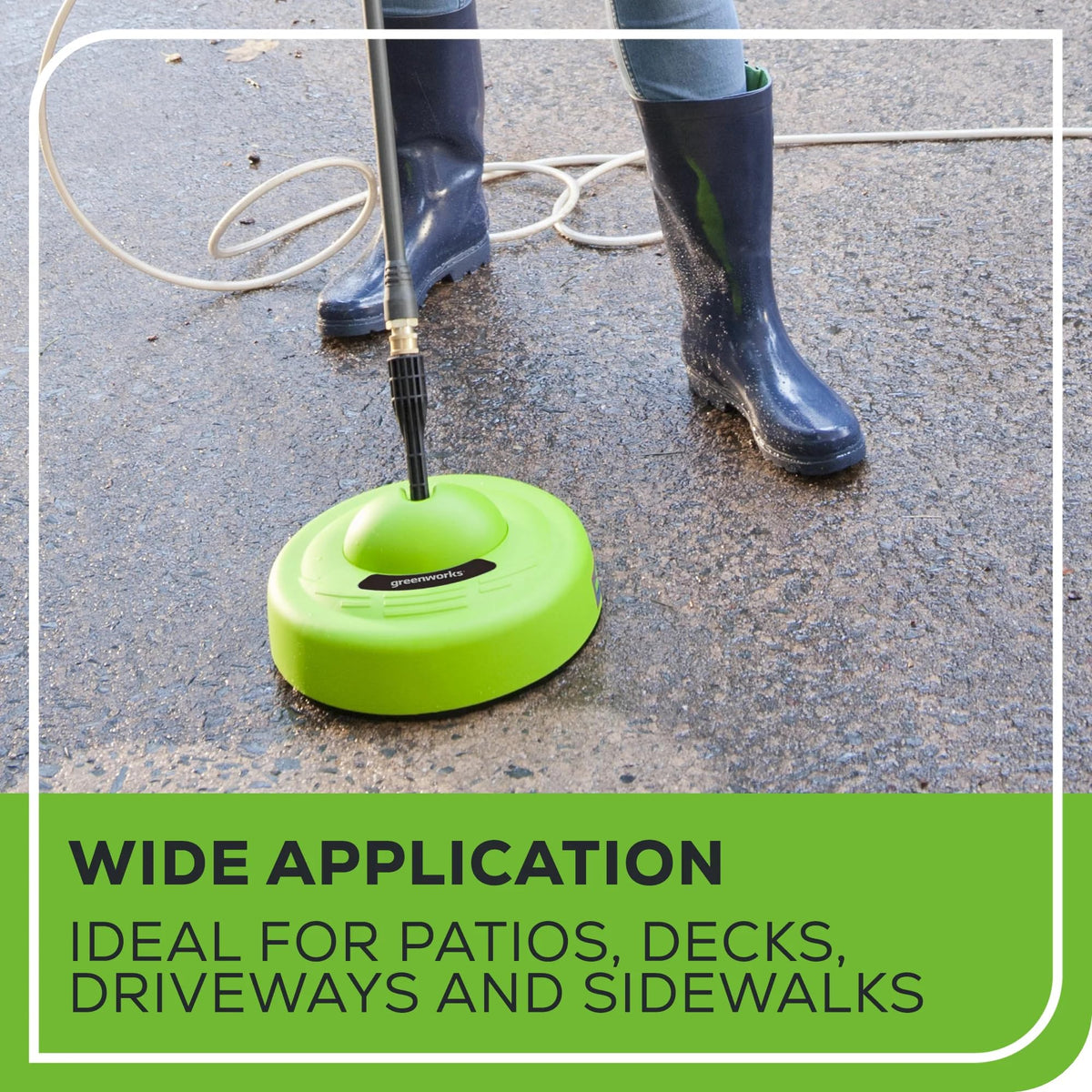 Greenworks 30012 Surface Cleaner, Original Version, 11-inch
