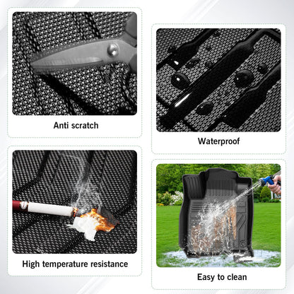 Cacartist Floor Mat Cargo Liner Custom Fit for Honda HR-V 2023-2026 2027 (Include Hybrid) HRV Accessories TPE 3D All Weather Floor Liners Trunk Mat Heavy Duty Car Mat Winter Mats 🍁 All In One Marketplace Canada