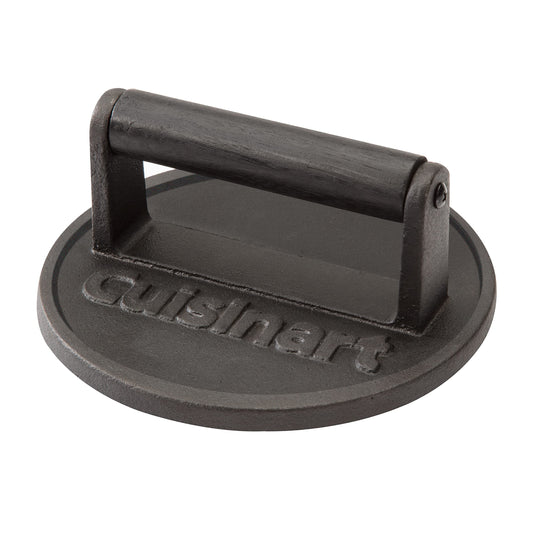 Cuisinart Smash Burger Press, Cast Iron, Heat Resistant Handle (CISB-111C)