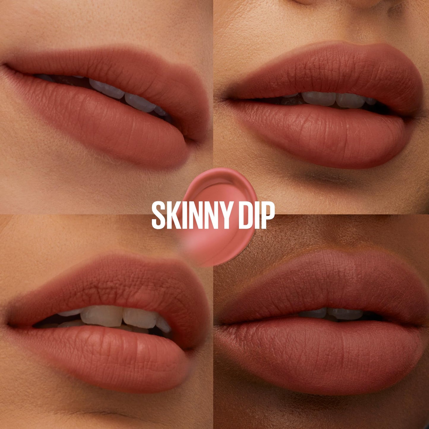 Maybelline Teddy Tint, Lip Stain, Soft Lip Tint, Light Feel, 12Hr Wear, Sheer or Blurred Finish, Skinny Dip - Available at All In One Marketplace Canada