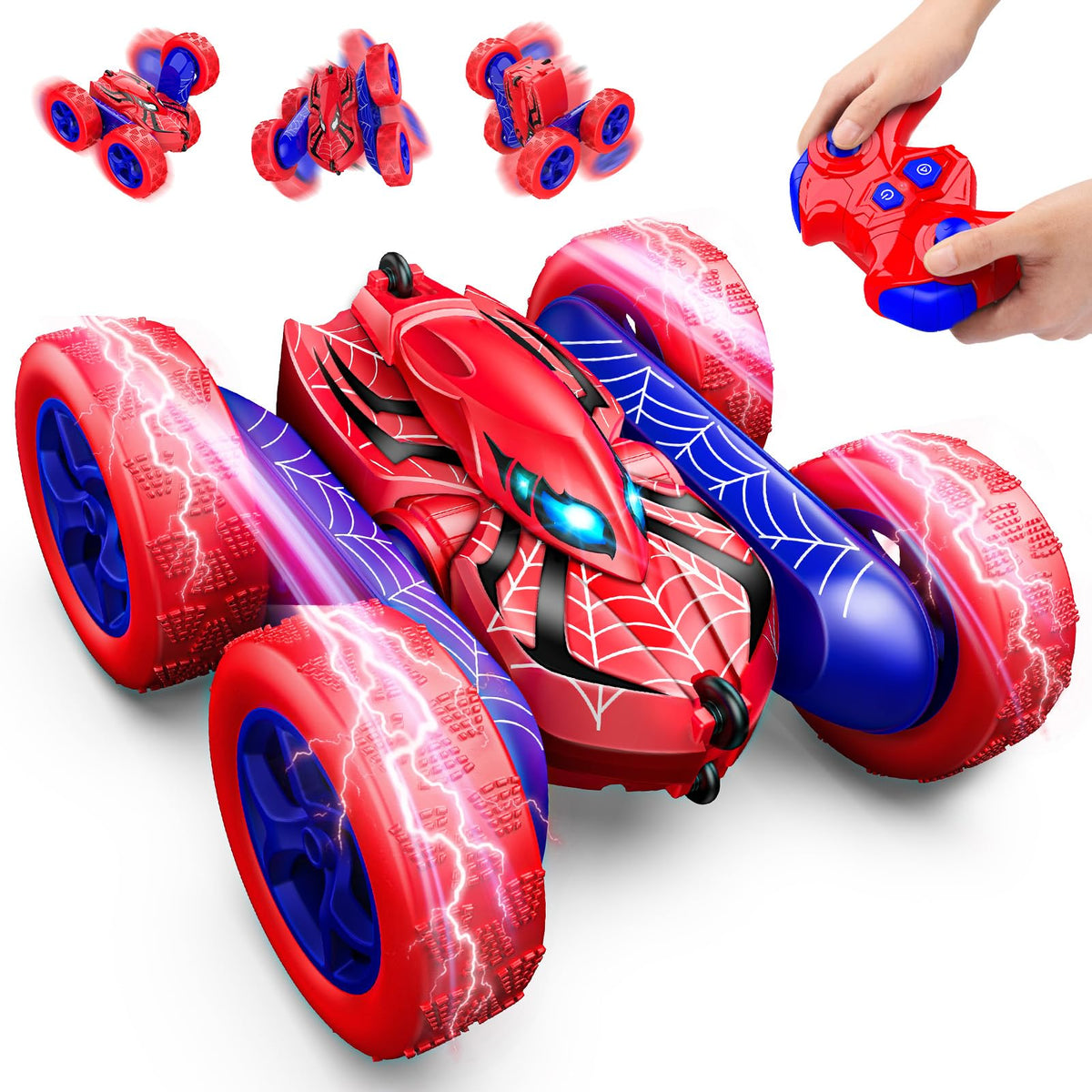 Remote Control Cars for Kids, vicia RC Car Kids Toys for 3 4 5 6 7 8 Year Old Boys Outdoor Toy Boys Toys 8-10 4WD 2.4GHZ Electric Stunt Car Christmas Easter 3-9 Year Old Boy Gift Ideas 🍁 All In One Marketplace Canada