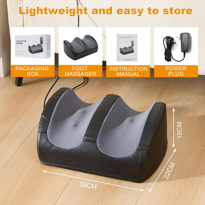 LINGTENG Foot Massager with Heat, with Massage Rollers, 3 Settings, Bi-Directional Rotation, Shiatsu Calf Massager for Calf, Foot and Sole Massage, Gift for Mum, Dad and Friends - Available at All In One Marketplace Canada