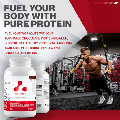 ATP LAB Grass Fed Whey Protein Concentrate - Organic Dark Chocolate - 1.8kg (47 Servings)