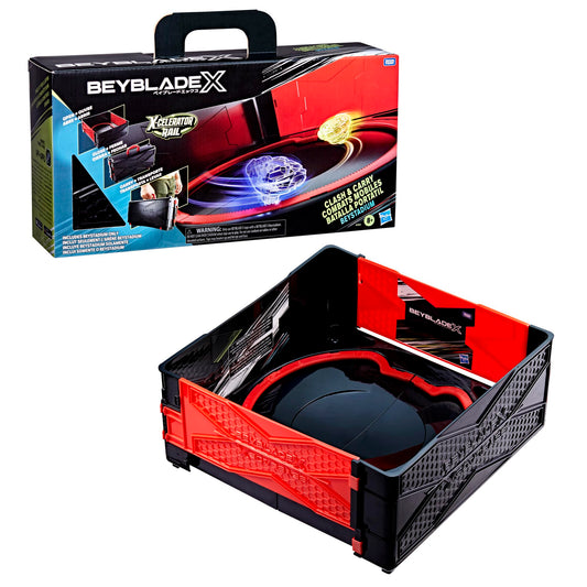 Beyblade X Clash & Carry Beystadium Battle Arena for Beyblade Spinning-Top Toys, Kids Gifts, Ages 8+ - Available at All In One Marketplace Canada