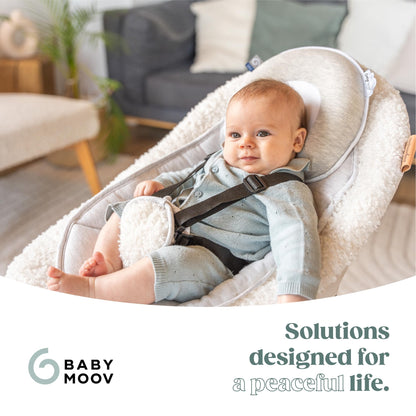 Babymoov Cosyhead Fresh Head Cushion, Gray and White – Soft Cotton Support for Baby Bouncers, Strollers & Car Seats 🍁 All In One Marketplace Canada