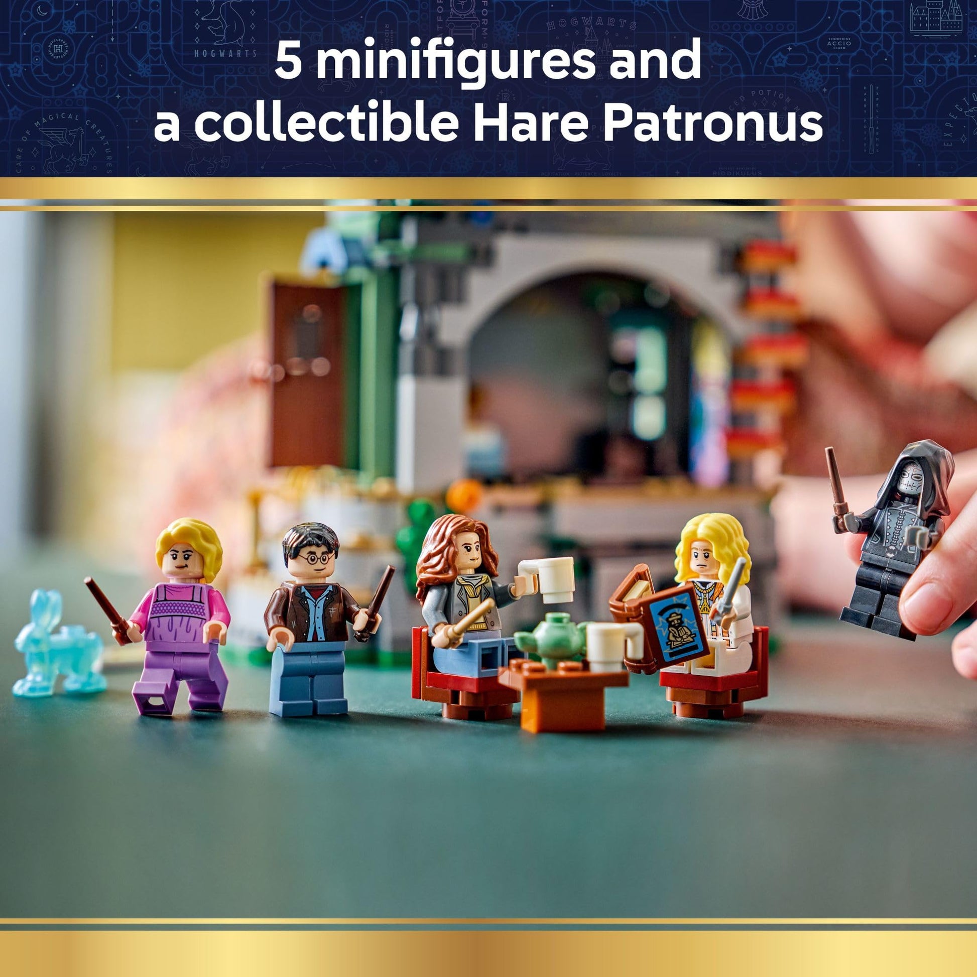 LEGO Harry Potter Luna Lovegood’s House Building Toy for Girls & Boys - Pretend Play & Display Book Shelf or Bedroom Decor for Kids, Ages 10+ - W/Luna's Hare Patronus - Gift Idea for Birthdays - 76467 LEGO