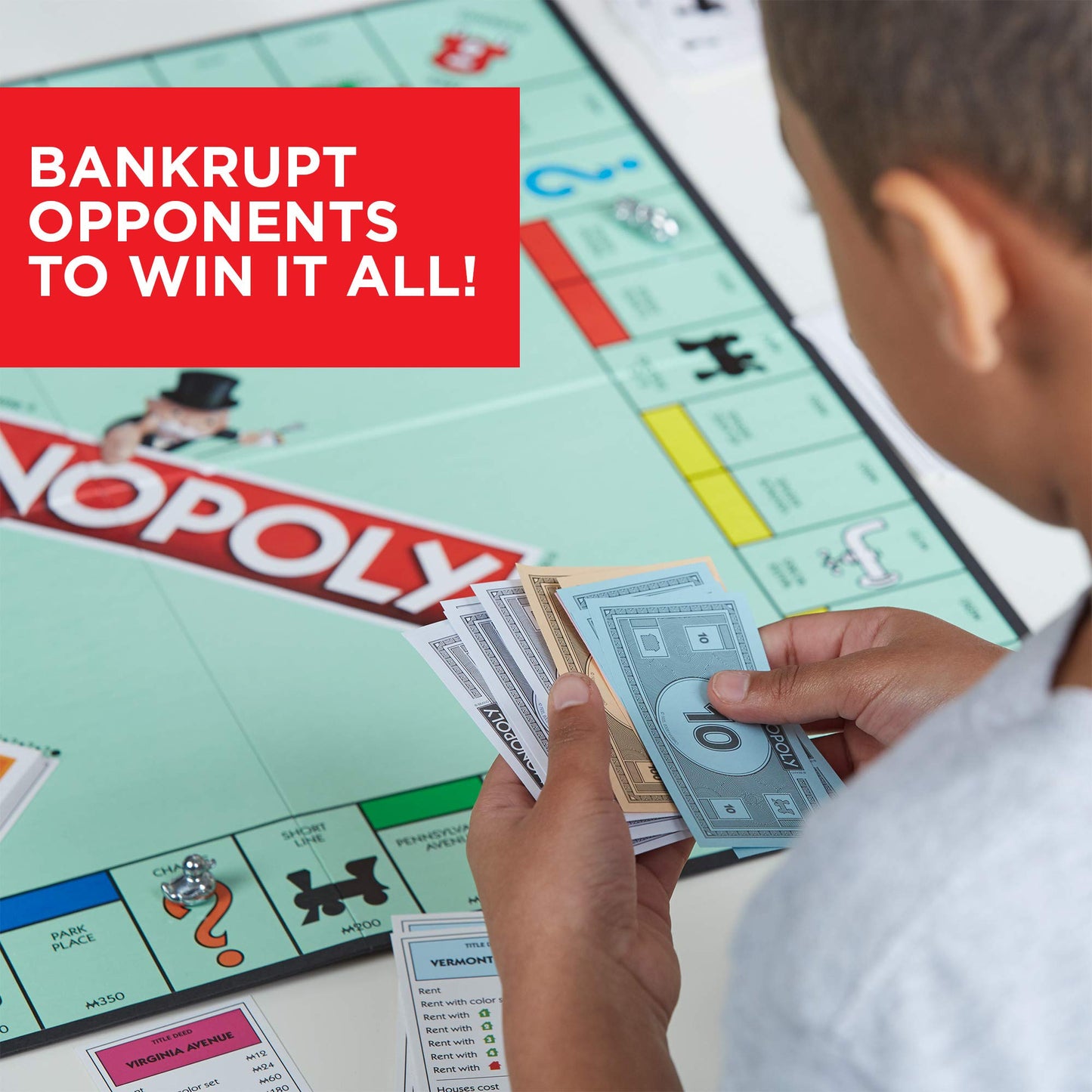 Monopoly Game, Family Board Games for 2 to 6 Players & Kids Ages 8 and Up, Includes 8 Tokens (Token Vote Edition) 🍁 All In One Marketplace Canada