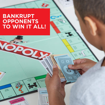 Monopoly Game, Family Board Games for 2 to 6 Players & Kids Ages 8 and Up, Includes 8 Tokens (Token Vote Edition) 🍁 All In One Marketplace Canada