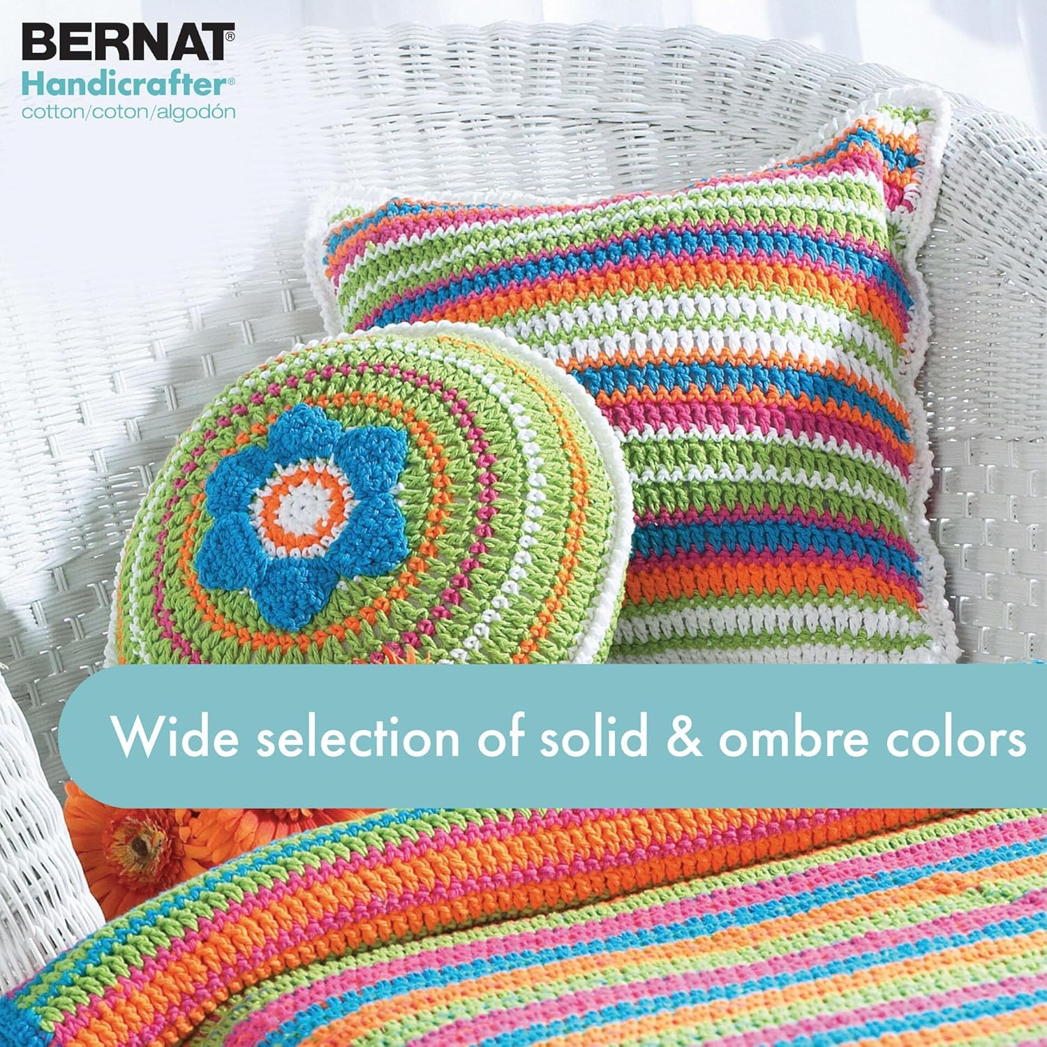 Bernat Softee Cotton Cotton Yarn - 3 Pack of 120g/4.25oz - Nylon - 3 DK (Light) - 254 Yards - Knitting/Crochet Bernat