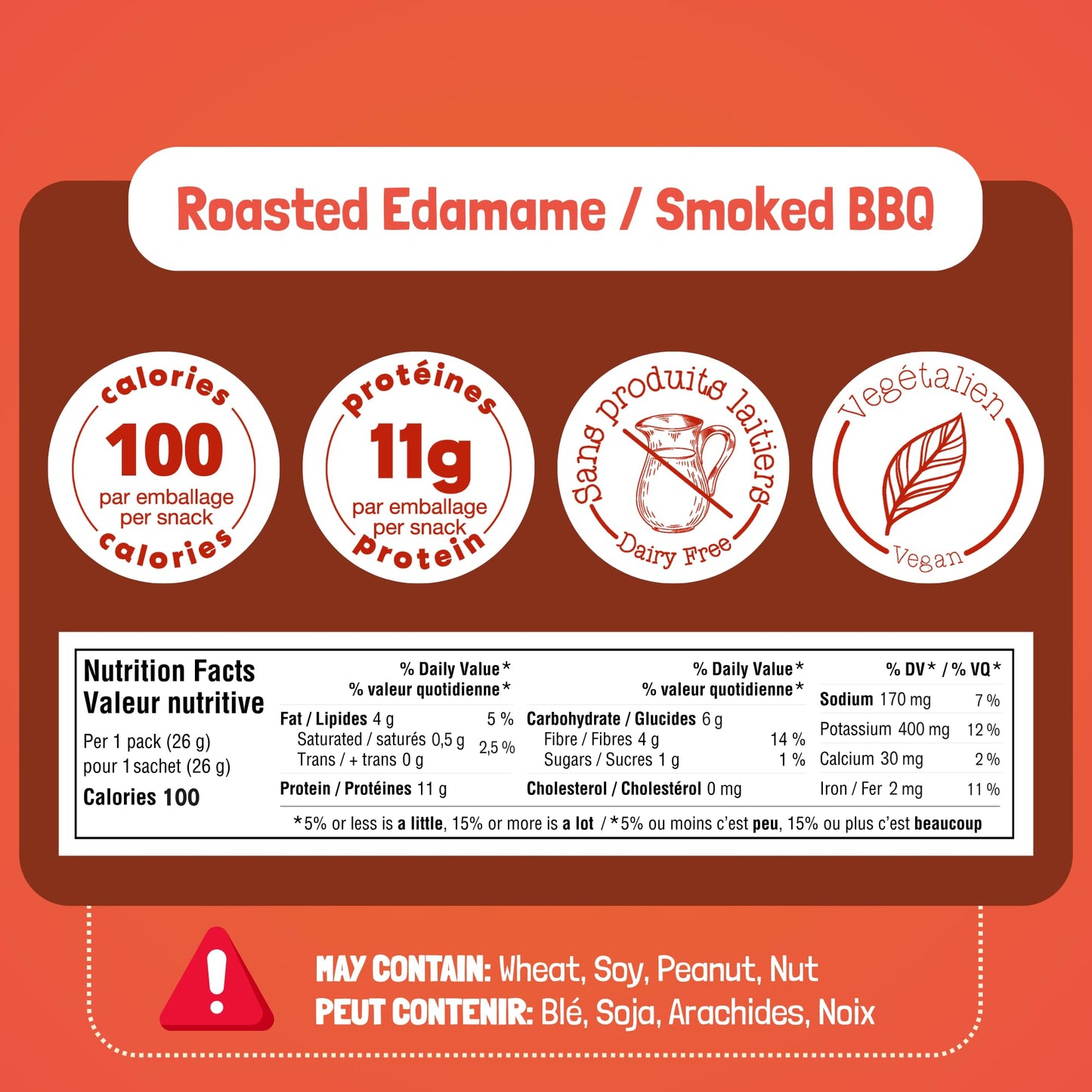 GoBeanz Crunchy Roasted Edamame, Tasty Smoked BBQ, High Protein Healthy Snack, For Adults & Kids, 20 Single Serve Packs, Low calorie, Low Sugar Plant Based, Salty Snacks