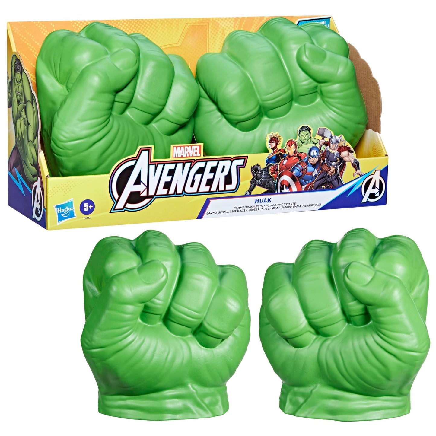 Marvel Hulk Gamma Smash Fists, Soft Foam Role Play Toy, Avengers Super Hero Toys for Kids Ages 5 and Up 🍁 All In One Marketplace Canada