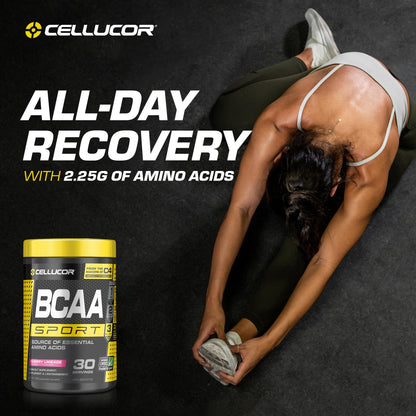 Cellucor BCAA Sport Recovery Powder – Cherry Limeade Flavor, 30 Servings