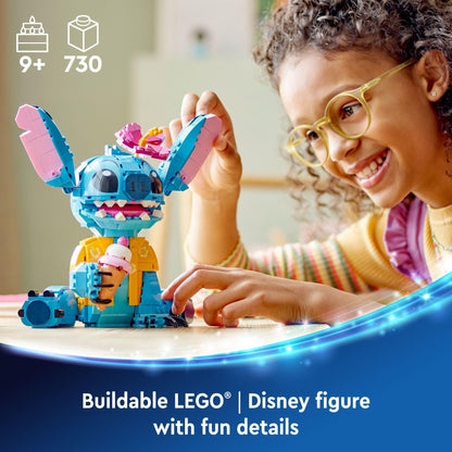 LEGO Disney Stitch Toy Building Kit, Toy for 9 Year Old Kids, Buildable Figure with Ice Cream Cone, Fun Gift for Girls, Boys and Lovers of The Hit Movie Lilo and Stitch, 43249 🍁 All In One Marketplace Canada