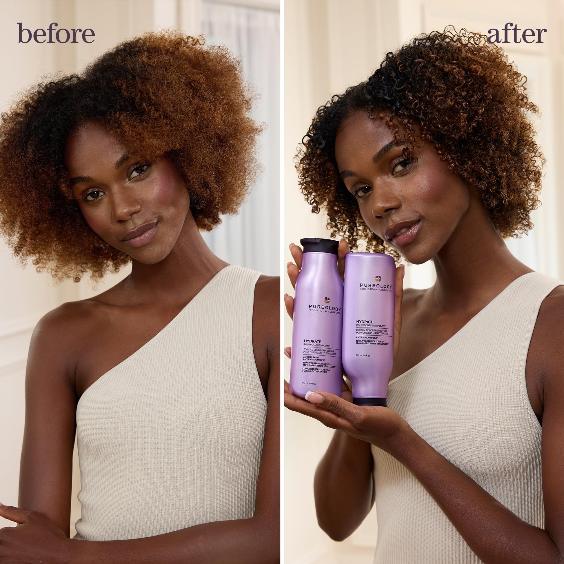 Pureology Hydrate Nourishing Shampoo for Dry Hair, 1000mL Pureology