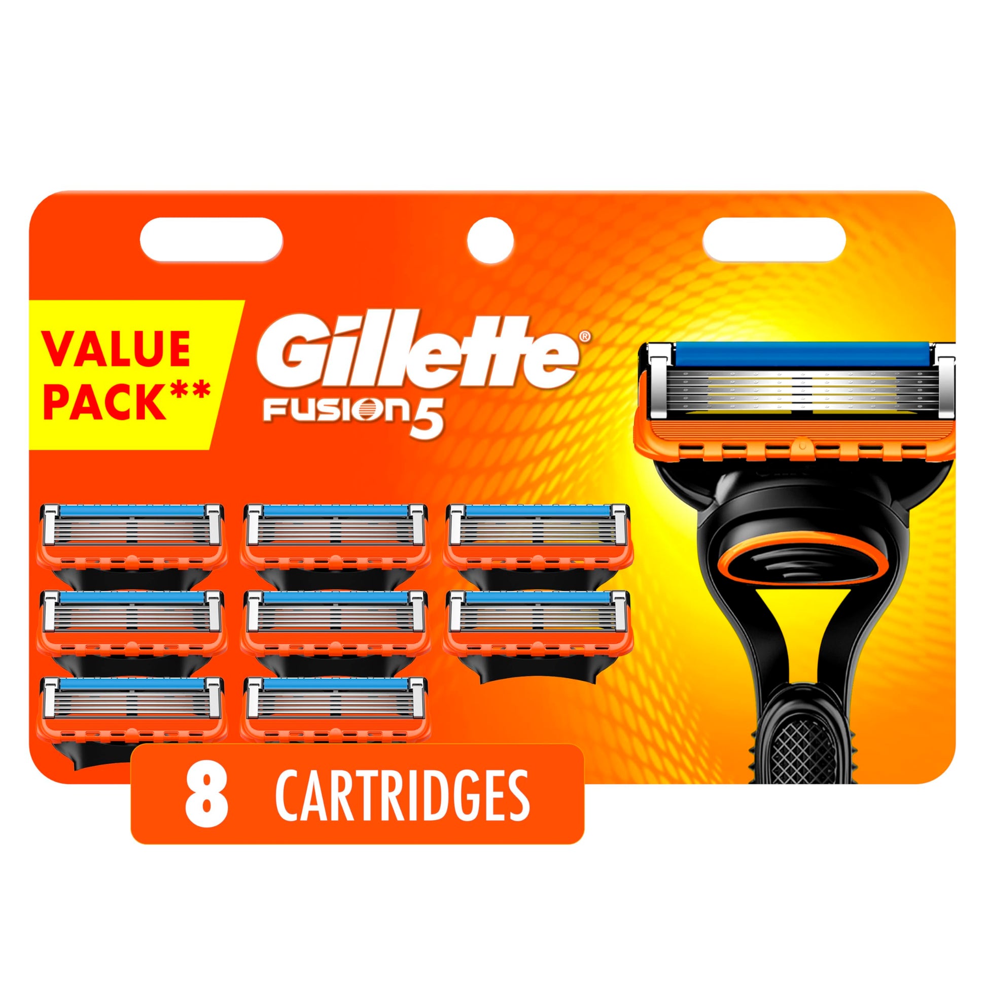 Gillette Fusion5 men's Razor Blade Refills, 8 Count - Available at All In One Marketplace Canada