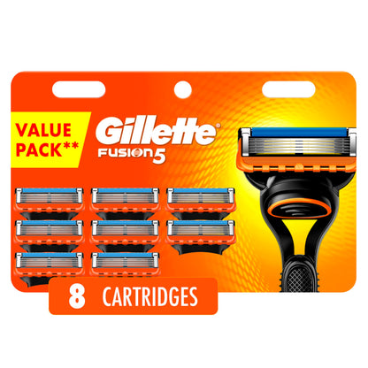 Gillette Fusion5 men's Razor Blade Refills, 8 Count - Available at All In One Marketplace Canada