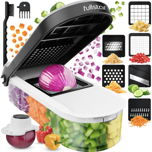 Fullstar Pro Core - Vegetable Chopper & Mandoline Slicer - 6 Blades