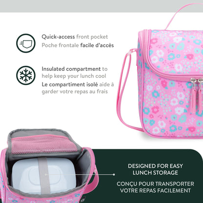 Roots Kids 2-Piece Matching Set, 22.5L Backpack and 5L Lunch Bag