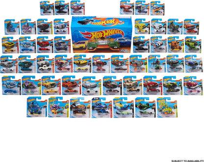 Hot Wheels 50-Pack of 1:64 Scale Vehicles (Styles May Vary)