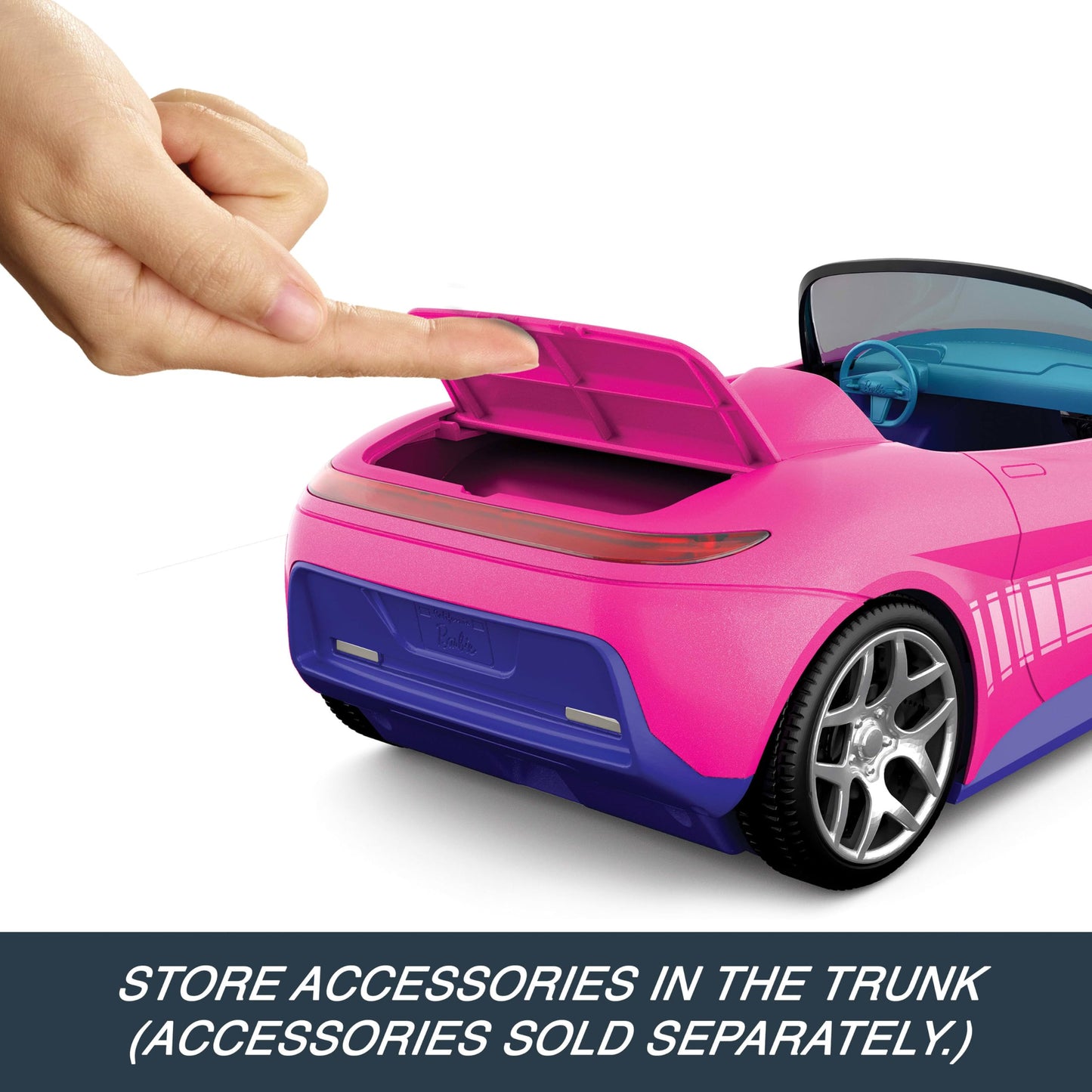 Hot Wheels Barbie RC Toy Car, Remote-Control Pink Convertible, Can Hold 2 Barbie Fashion Dolls & Trunk Opens for Storage, Sticker Sheet for Customizing 🍁 All In One Marketplace Canada