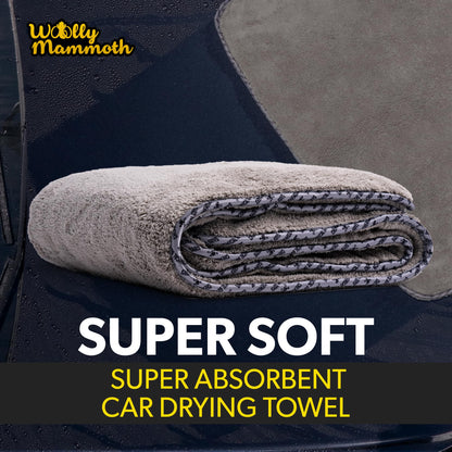 Chemical Guys Woolly Mammoth Microfiber Towel (36" x 25") Cars, Trucks, SUVs, RVs, Home, Pets, Messes, Grey Chemical Guys