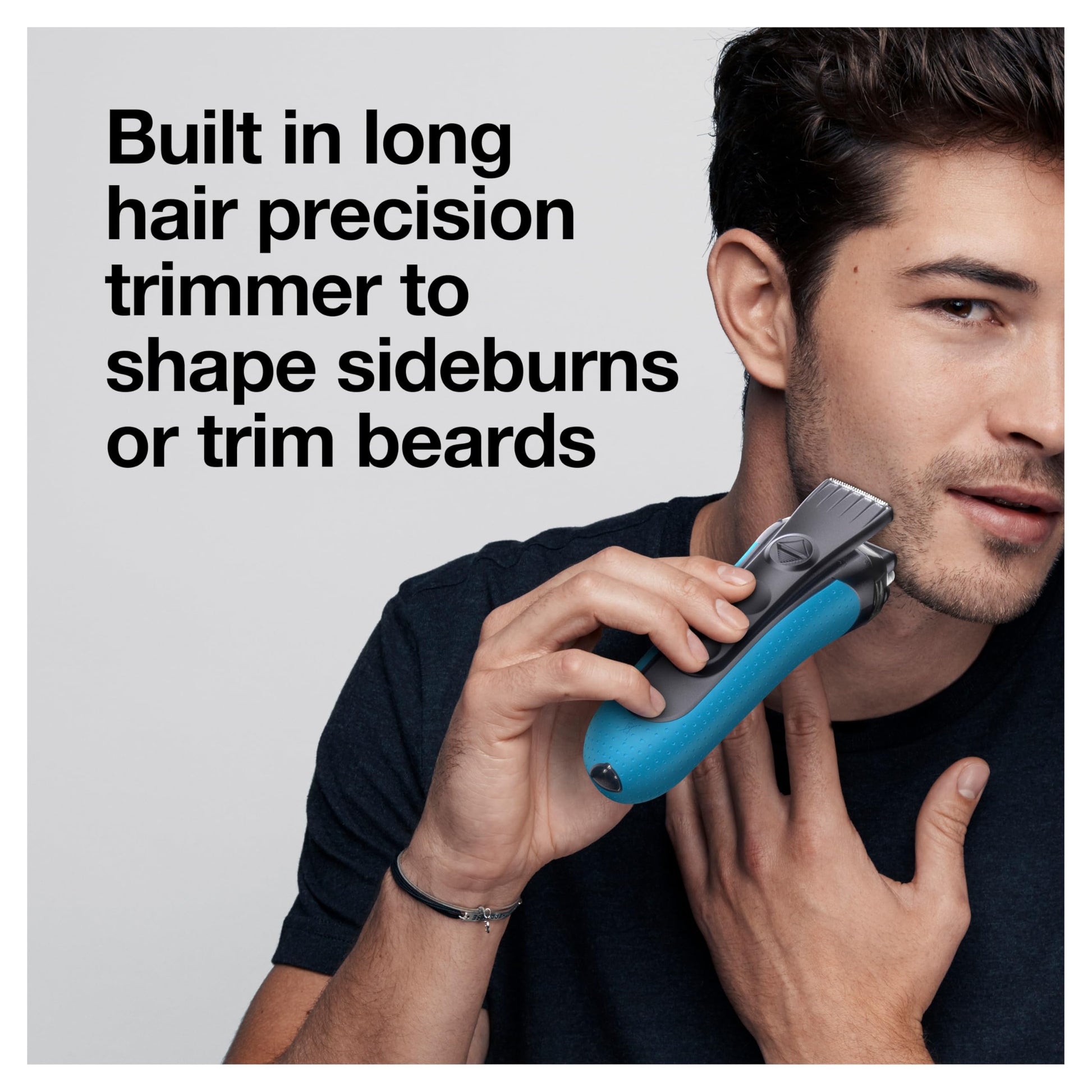 Braun Series 3 ProSkin 3040s Rechargeable Wet & Dry Men's Electric Shaver with Precision Trimmer - Available at All In One Marketplace Canada