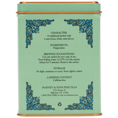Harney & Sons Peppermint Herbal Tin, 20 Count 🍁 All In One Marketplace Canada