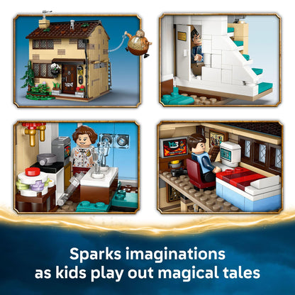 LEGO Harry Potter Privet Drive: Aunt Marge’s Visit Kids Toy - Buildable Book Nook and Room Decor for Boys and Girls, Ages 8+ - Collectible Harry Potter Minifigure - Birthday Gift Idea -76451 LEGO